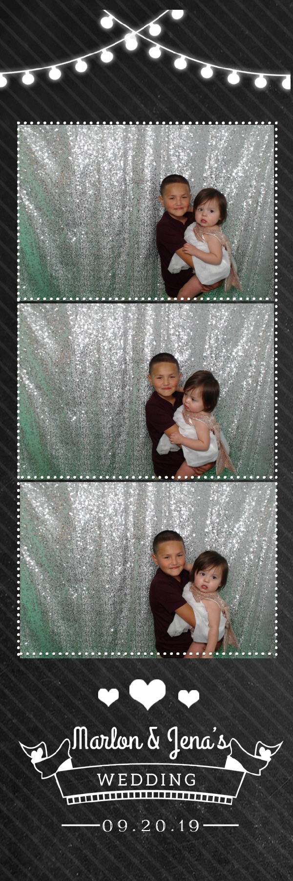 Jena and Marlon's Wedding | View more photos from the event at gallery.photoboothbillings.com/u/PhotoBoothBillings/Jena-and-Marlons-Wedding